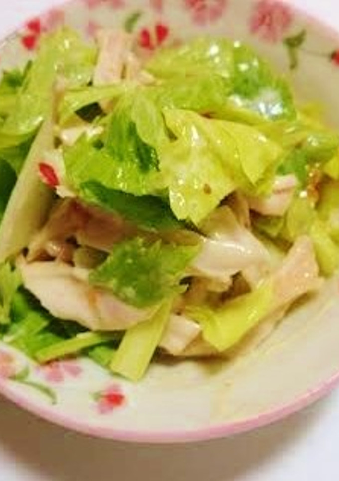 セロリと蒸し鶏のスイチリマヨ和え-レシピのメイン写真