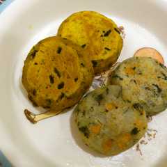 A picture of 離乳食後期☆手づかみで！もちもちお焼き.