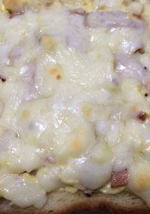 ハムとキャベツのチーズトースト-レシピのメイン写真