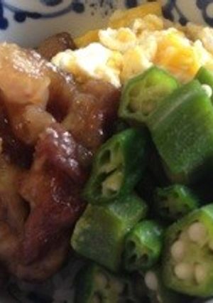 豚の甘辛丼！-レシピのメイン写真