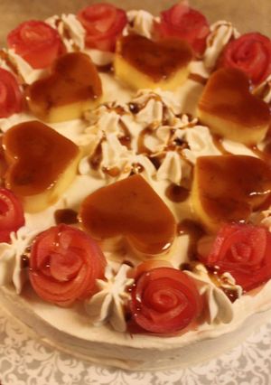 カラメルクリーム の "プリンケーキ♪"-レシピのメイン写真