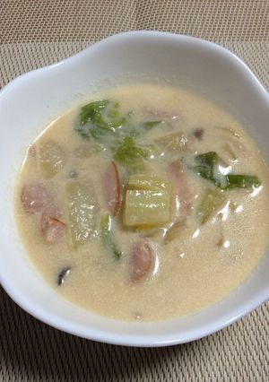 ☆牛乳みそ煮込みスープ-レシピのメイン写真