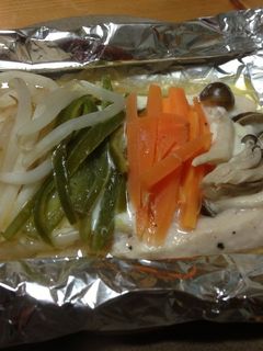 *やわらかササミの簡単ホイル焼き*-レシピのメイン写真