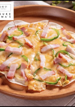 わずか10分！餃子の皮で魔法の簡単ピザ-レシピのメイン写真