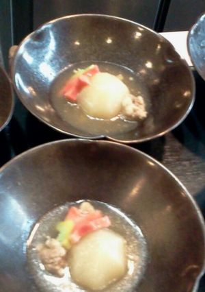 基本のだしで蕪のそぼろあんかけ-レシピのメイン写真