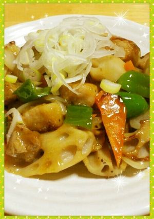 簡単♪蓮根の和風酢豚-レシピのメイン写真