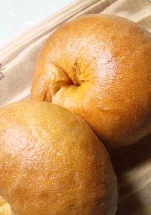 トマトソースとチーズのベーグル-レシピのメイン写真