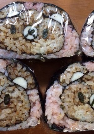 飾り巻き寿司〜癒される（？）テディベア〜-レシピのメイン写真