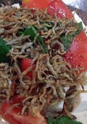 カリカリじゃことトマトの梅豆腐-レシピのメイン写真