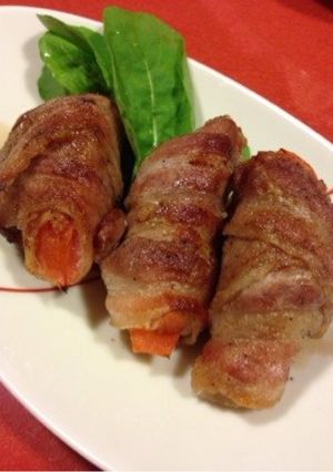 トマトの豚バラ巻き-レシピのメイン写真