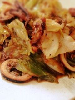 いかときゃべつのゴロ炒め-レシピのメイン写真