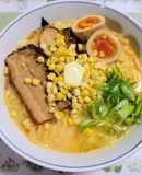 夏簡単ランチ！とうもろこし味噌ラーメン
