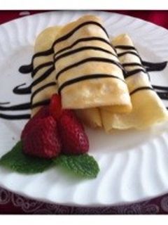 おうちカフェ♡フルーツ入りクレープ-レシピのメイン写真