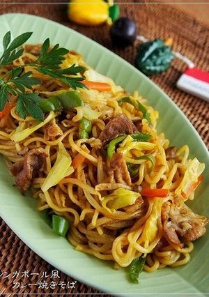 スパイシー！シンガポール風カレー焼きそば-レシピのメイン写真