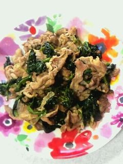豚肉とほうれん草の塩麹炒め-レシピのメイン写真