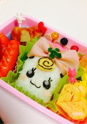 ハピネスチャージプリキュア♪リボン弁当♡-レシピのメイン写真