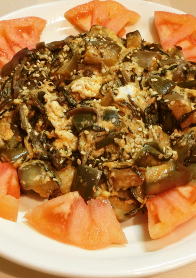自宅で冷菜！茄子ときくらげ-レシピのメイン写真
