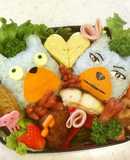 ムッシュ熊雄❤️熊麻呂兄さんのキャラ弁♪