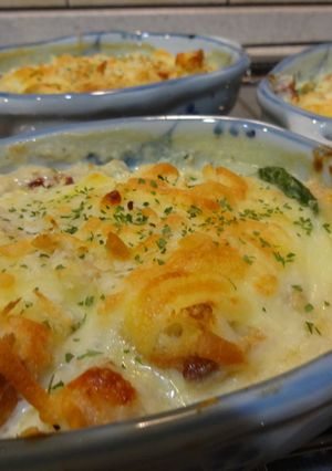 ほうれん草とベーコンの豆腐グラタン-レシピのメイン写真