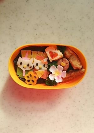 キティひな祭り-レシピのメイン写真