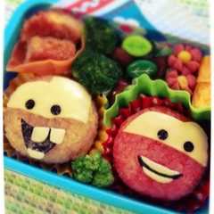 รูปของ 幼稚園のお弁当☆マックイーンとメーター☆