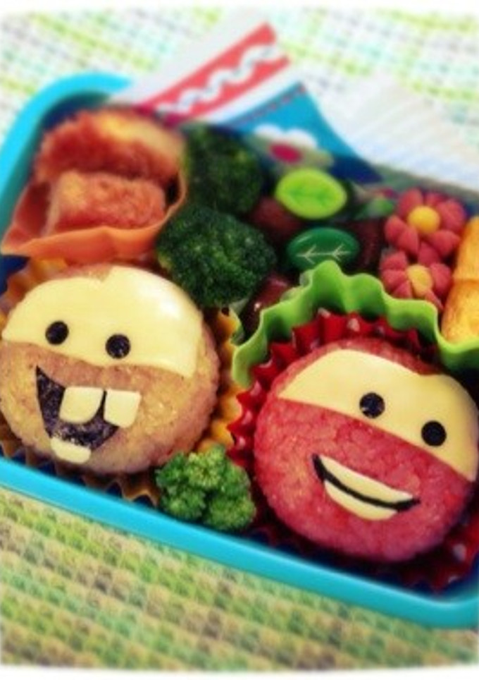幼稚園のお弁当☆マックイーンとメーター☆-レシピのメイン写真