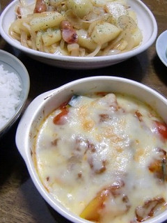 ミートソース缶で☆かぼちゃのグラタン♪-レシピのメイン写真