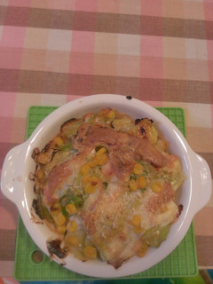 キャベツとベーコンの味噌マヨグラタン-レシピのメイン写真
