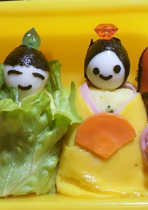 明りをつけましょぼんぼりに♪ひな祭り弁当-レシピのメイン写真