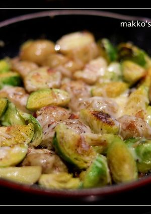 芽キャベツと新じゃがいものチーズ焼き-レシピのメイン写真