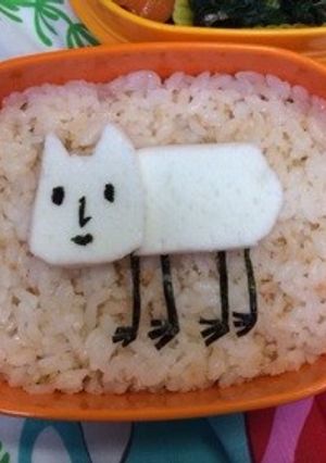 キャラ弁 鬼灯の冷徹 猫好好ちゃん-レシピのメイン写真