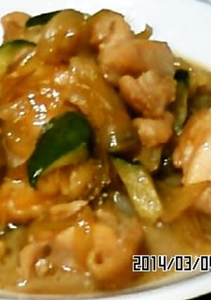 ❖鶏モモ肉と玉葱の甘辛旨（丼にもいい!）-レシピのメイン写真
