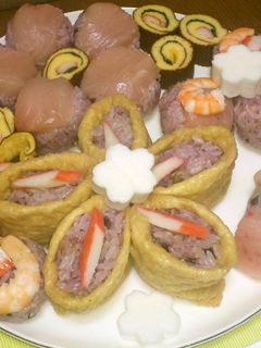 春の行楽お弁当♪ 手鞠寿司-レシピのメイン写真
