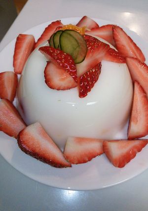 いちごの牛乳寒天-レシピのメイン写真