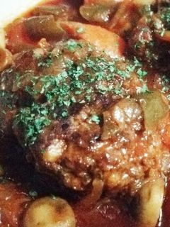 トマト煮込みハンバーグ-レシピのメイン写真