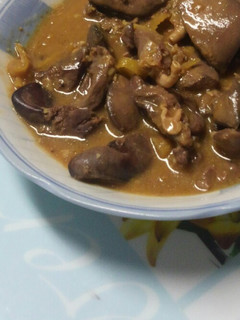 鶏レバーの味噌煮(覚え書)-レシピのメイン写真