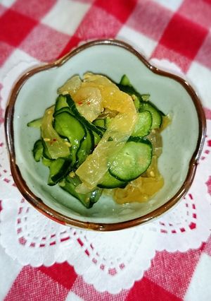 コラーゲンたっぷり酢の物-レシピのメイン写真