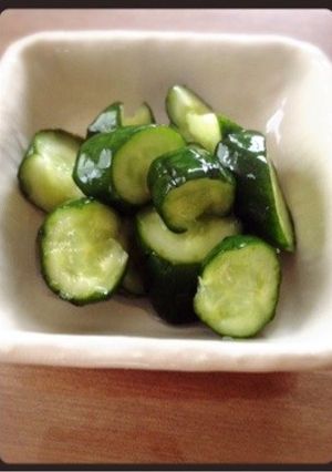 簡単！梅きゅうり(漬物)-レシピのメイン写真