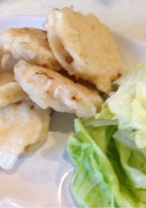 レンコンの鍋ミンチ挟み揚げ-レシピのメイン写真