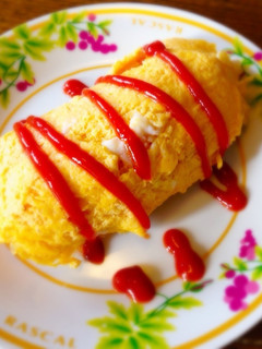 綺麗な簡単オムライス-レシピのメイン写真