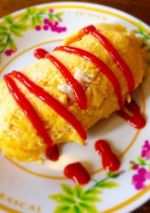 綺麗な簡単オムライス-レシピのメイン写真