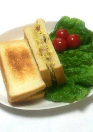 ジャーマンポテトキャベツのトーストサンド-レシピのメイン写真