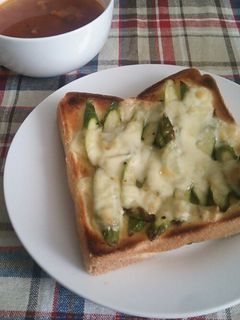 アスパラチーズトースト-レシピのメイン写真
