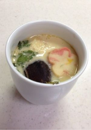 簡単！豆腐ときりたんぽ入り茶碗蒸し！-レシピのメイン写真