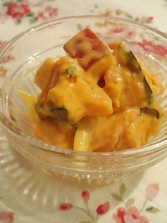 美味☆かぼちゃとりんごのビタミンサラダ♪-レシピのメイン写真