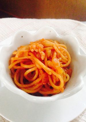 焼きそばの麺でソテースパゲティ-レシピのメイン写真