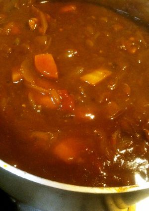 圧力鍋で☆ほんのり甘いトマトカレー♪-レシピのメイン写真