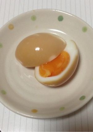 ズボラ半熟卵ヽ(・∀・)ノ-レシピのメイン写真