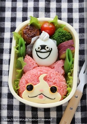 妖怪ウォッチ　ジバニャン＊キャラ弁-レシピのメイン写真