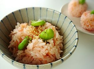 白だしで簡単そら豆と桜えびの春色ご飯♪-レシピのメイン写真